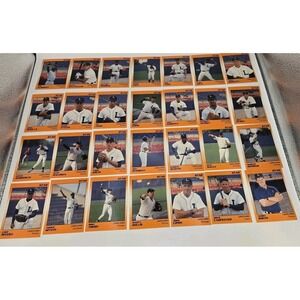 1990 Lakeland Tigers Team Set 28 Cards – Todd Jones, Gohr, Desilva, Cruz